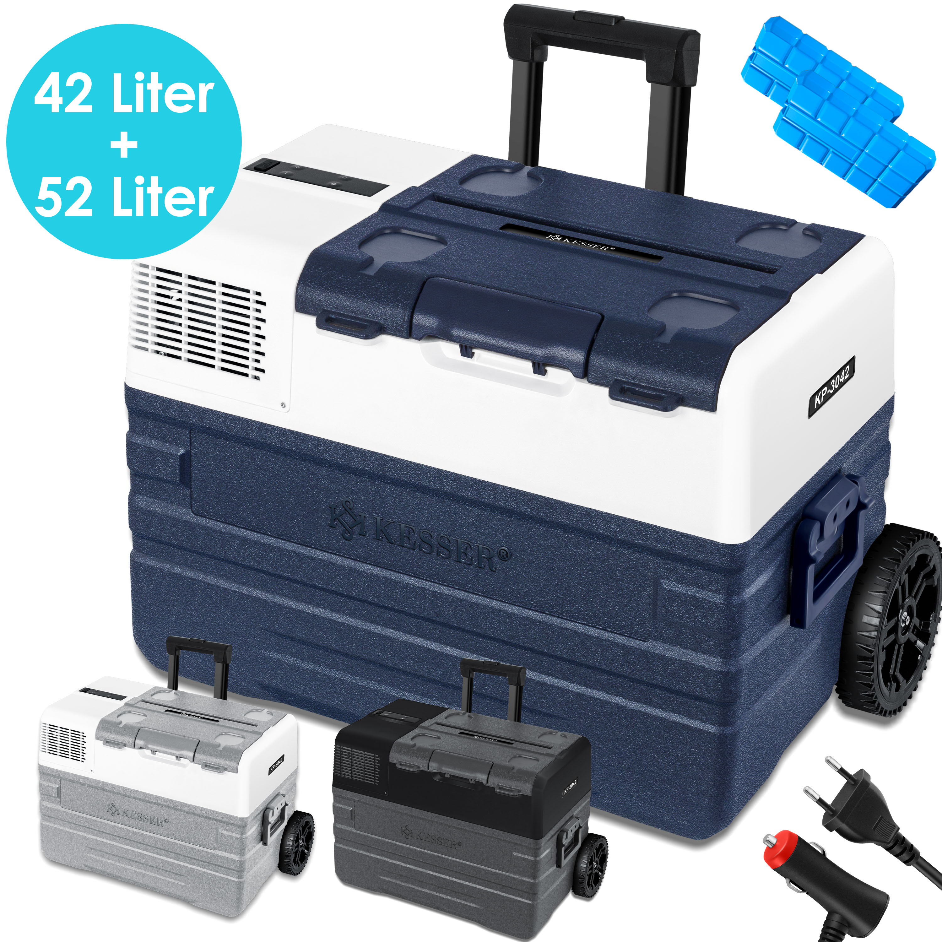KESSER® Kompressor Kühlbox elektrisch Gefrierbox, Mit APPSteuerung USB